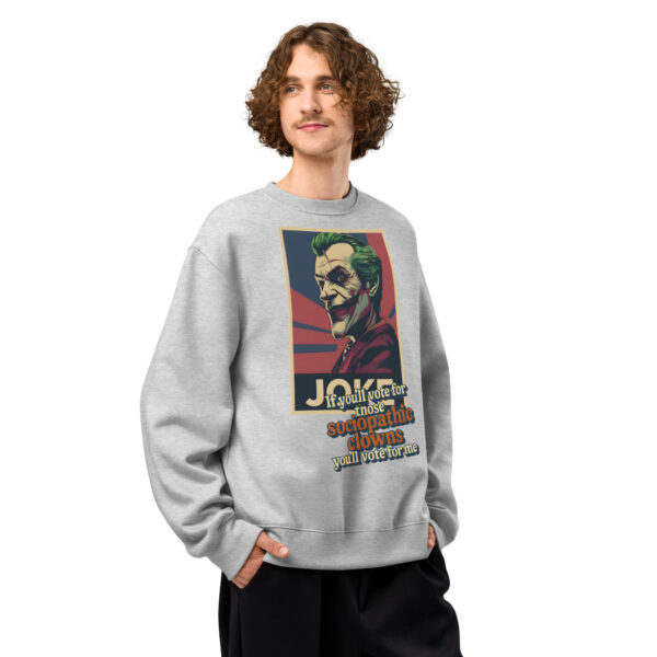 Vote for the Joke – Oversized heavyweight sweatshirt - Image 21