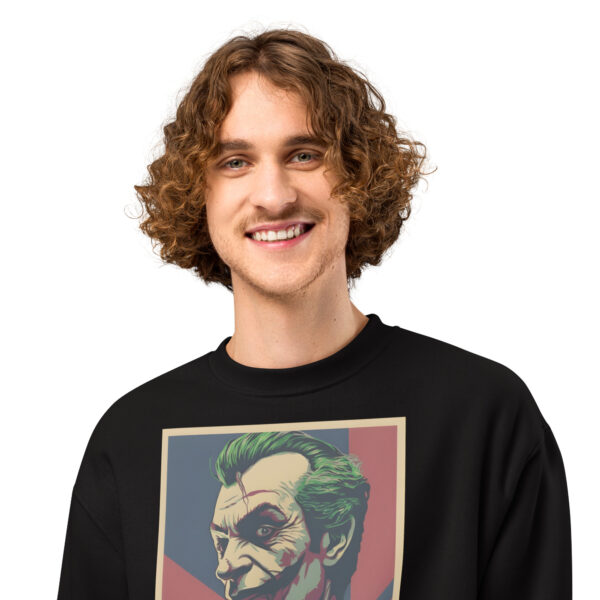Vote for the Joke – Oversized heavyweight sweatshirt - Image 3
