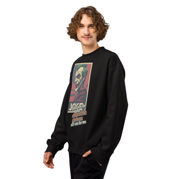 Vote for the Joke – Oversized heavyweight sweatshirt - Image 2
