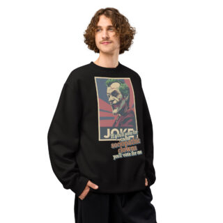 Vote for the Joke – Oversized heavyweight sweatshirt