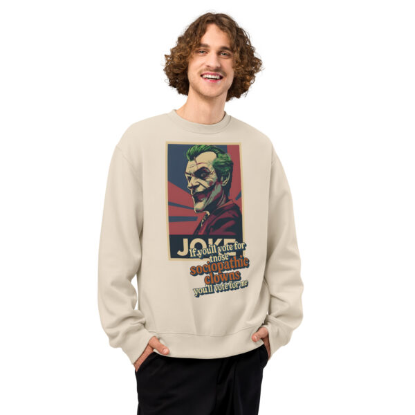 Vote for the Joke – Oversized heavyweight sweatshirt - Image 20