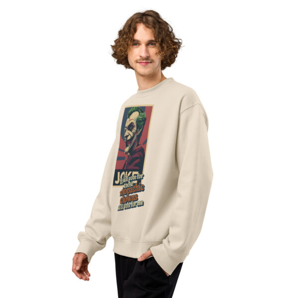 Vote for the Joke – Oversized heavyweight sweatshirt - Image 18
