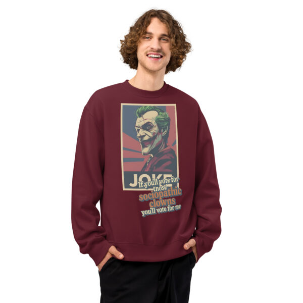Vote for the Joke – Oversized heavyweight sweatshirt - Image 16