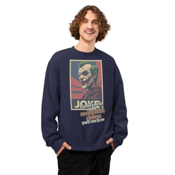 Vote for the Joke – Oversized heavyweight sweatshirt - Image 12