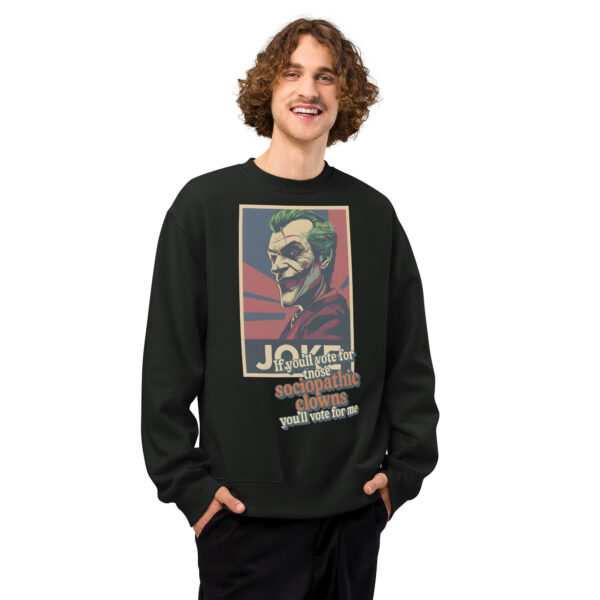 Vote for the Joke – Oversized heavyweight sweatshirt - Image 8