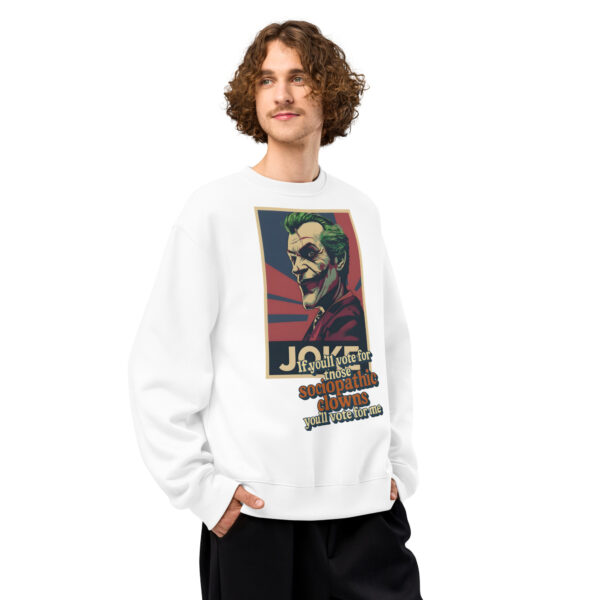 Vote for the Joke – Oversized heavyweight sweatshirt - Image 25