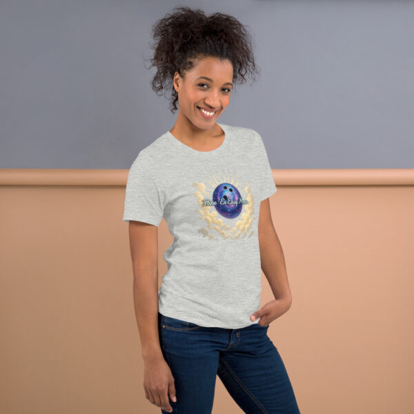 Take 'er Easy, Man - Cosmic Bowling Unisex t-shirt - Image 14