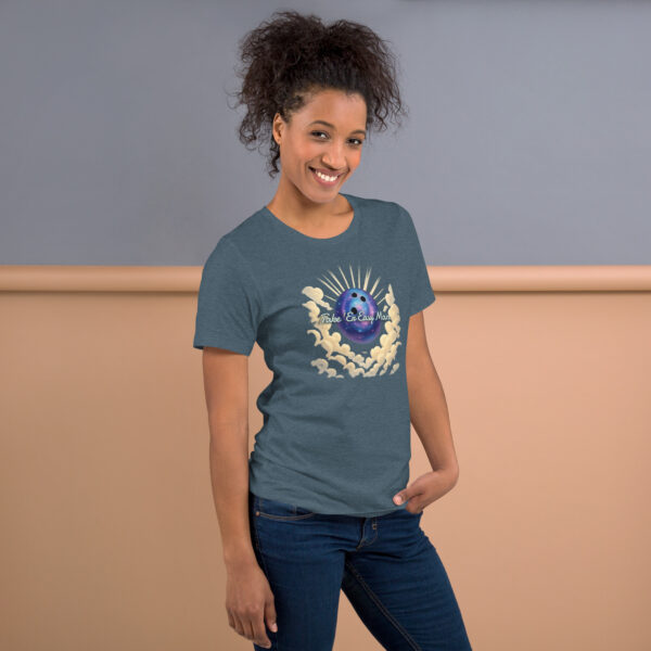 Take 'er Easy, Man - Cosmic Bowling Unisex t-shirt - Image 8