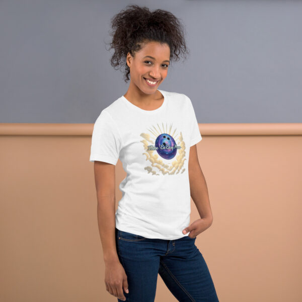 Take 'er Easy, Man - Cosmic Bowling Unisex t-shirt - Image 18
